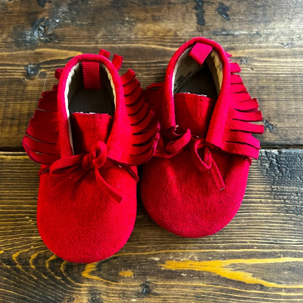 Old navy baby moccasins